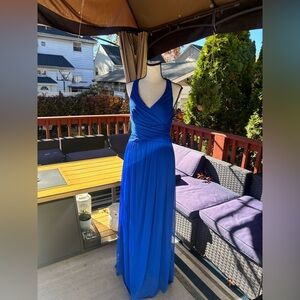 David's bridal dress , Vibrant Blue Dress Size:6